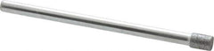 Strauss - 0.157" Head Diam x 0.197" Head Thickness CBN Grinding Pin - 1/8" Shank Diam x 2" Shank Length, (170 Mesh Grit) - Industrial Tool & Supply