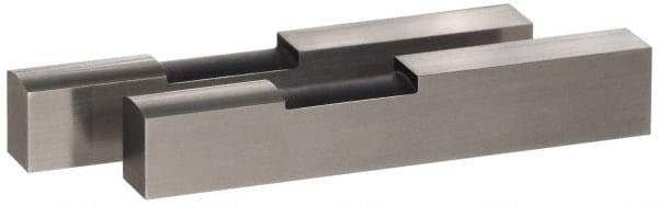 SPI - 2.945 Inch Overall Length, 0.512 Inch Jaw Thickness, 0.5 Inch Radius, Gage Block Cylindrical Jaws - Radius 0.00003 Inch, Pair 0.00004 Inch Accuracy, Sold As Pair, For Use with Rectangular Gage Blocks, 2 Pieces - Industrial Tool & Supply