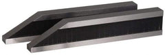 SPI - 4 Inch Overall Length, 0.75 Inch Jaw Thickness, Gage Block Bevel End Jaws - Flatness per 2 Inch +/-0.00002 Inch Accuracy, Sold As Pair, For Use with Rectangular Gage Blocks, 2 Pieces - Industrial Tool & Supply