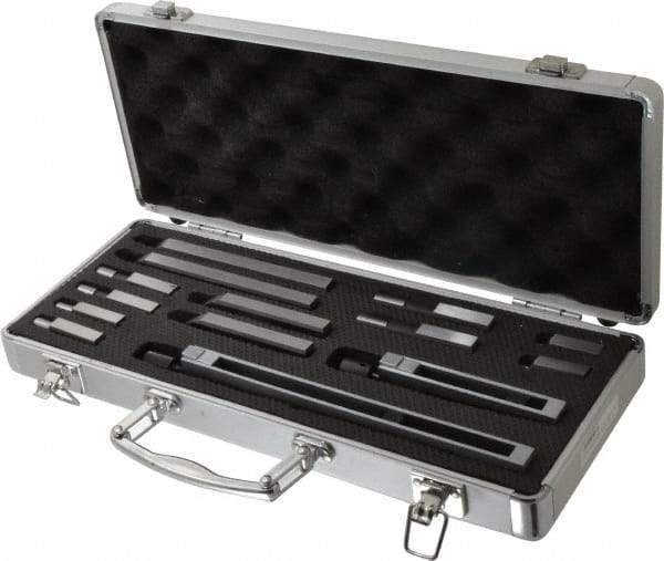 SPI - Gage Block Gage Block Accessory Set - For Use with Rectangular Gage Blocks, 14 Pieces - Industrial Tool & Supply