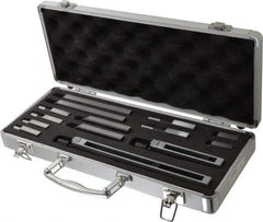 SPI - Gage Block Gage Block Accessory Set - For Use with Rectangular Gage Blocks, 14 Pieces - Industrial Tool & Supply