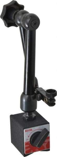 SPI - 180 Lb Magnetic Force, Fine Adjustment Indicator Positioner & Holder with Base - Articulated Arm, Rectangular Base, 2.17" Base Height, 2.36" Base Length, 2" Base Width - Industrial Tool & Supply
