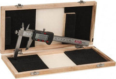 SPI - 0 to 150mm Range, 0.01mm Resolution, Electronic Caliper - Steel with 4-1/4" Steel Jaws, 0.03mm Accuracy - Industrial Tool & Supply
