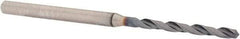 OSG - #45 130° Powdered Metal Jobber Drill - V Finish, Right Hand Cut, Spiral Flute, Straight Shank, 56mm OAL, Standard Point - Industrial Tool & Supply