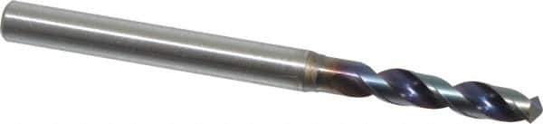 OSG - #29 130° Spiral Flute Vanadium High Speed Steel Screw Machine Drill Bit - WD1 Finish, Right Hand Cut, 20mm Flute Length, 52mm OAL, Faceted Point, Straight Shank - Industrial Tool & Supply