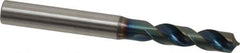 OSG - 8.1mm 120° Spiral Flute Vanadium High Speed Steel Screw Machine Drill Bit - WD1 Finish, Right Hand Cut, 37mm Flute Length, 87mm OAL, Four Facet Point, Straight Shank - Industrial Tool & Supply