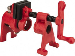 Bessey - 3/4" Pipe, 1-11/16" Throat Depth, 1-11/16" Clamp Face, H Style Pipe Clamp - Industrial Tool & Supply