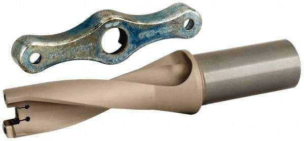 Iscar - 29/32 to 0.941" Diam, 3xD, 2.71" Max Depth, 1" Shank Diam, Replaceable Tip Drill - 23 Seat Size, DCM Toolholder, Series ChamDrill - Industrial Tool & Supply