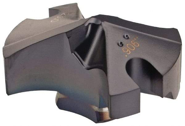 Iscar - Series IDI-SG, 0.906" Diam Grade IC908 140° Replaceable Drill Tip - Carbide, TiAlN Finish - Industrial Tool & Supply