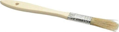 Premier Paint Roller - 1/2" Hog Chip Brush - 1-3/4" Bristle Length, 5-1/4" Wood Handle - Industrial Tool & Supply