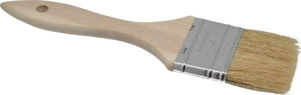 Premier Paint Roller - 1" Flat Hog Chip Brush - 1-3/4" Bristle Length, 5" Wood Dowel Handle - Industrial Tool & Supply