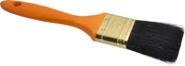 Premier Paint Roller - 2" Flat Hog Varnish Brush - 2-1/2" Bristle Length, 7" Wood Handle - Industrial Tool & Supply