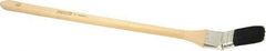 Premier Paint Roller - 1-1/2" Hog Radiator Brush - 1-3/4" Bristle Length, 17-3/4" Wood Handle - Industrial Tool & Supply