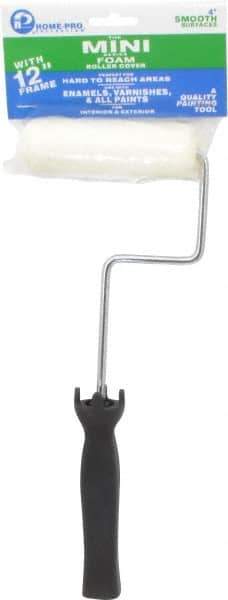 Premier Paint Roller - Mini Paint Roller - 4" Wide, Includes Roller Cover & Frame - Industrial Tool & Supply