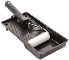 Premier Paint Roller - Mini Paint Roller Set - 4" Wide, Includes Paint Tray, Roller Cover & Frame - Industrial Tool & Supply