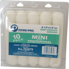 Premier Paint Roller - 1/2" Nap, Mini Paint Roller - 6-1/2" Wide, Includes Roller Cover - Industrial Tool & Supply