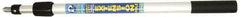 Premier Paint Roller - 4 to 8' Long Paint Roller Extension Pole - Stainless Steel - Industrial Tool & Supply