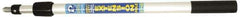 Premier Paint Roller - 6 to 12' Long Paint Roller Extension Pole - Stainless Steel - Industrial Tool & Supply