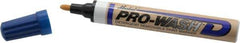Markal - Blue Oil-Based Paint Marker - Fine Tip, Alcohol Base Ink - Industrial Tool & Supply
