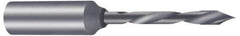 Onsrud - 8mm Cutting Diam x 30mm Length of Cut, 2 Flute, Upcut Spiral Router Bit - Uncoated, Right Hand Cut, Solid Carbide, 57mm OAL x 10mm Shank Diam, Through-Hole Boring Bit - Industrial Tool & Supply