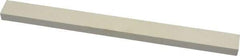 Made in USA - 900 Grit Aluminum Oxide Rectangular Polishing Stone - Super Fine Grade, 1/2" Wide x 6" Long x 1/4" Thick - Industrial Tool & Supply