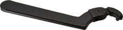 Proto - 3/4" to 2" Capacity, Black Oxide Finish, Adjustable Pin Spanner Wrench - 6-3/8" OAL, 5/32" Hook Pin Height - Industrial Tool & Supply