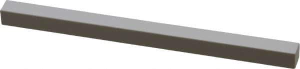 Made in USA - 600 Grit Aluminum Oxide Square Polishing Stone - Super Fine Grade, 1/4" Wide x 4" Long x 1/4" Thick - Industrial Tool & Supply
