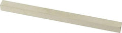 Made in USA - 900 Grit Aluminum Oxide Square Polishing Stone - Super Fine Grade, 1/4" Wide x 4" Long x 1/4" Thick - Industrial Tool & Supply