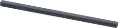Made in USA - 320 Grit Silicon Carbide Square Polishing Stone - Extra Fine Grade, 5/32" Wide x 6" Long x 5/32" Thick - Industrial Tool & Supply