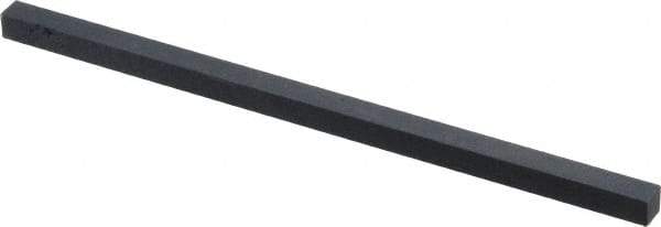 Made in USA - 320 Grit Silicon Carbide Square Polishing Stone - Extra Fine Grade, 1/4" Wide x 6" Long x 1/4" Thick - Industrial Tool & Supply
