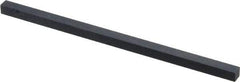 Made in USA - 320 Grit Silicon Carbide Square Polishing Stone - Extra Fine Grade, 1/4" Wide x 6" Long x 1/4" Thick - Industrial Tool & Supply