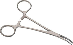Excel - 5" OAL All Purpose Hemostat - Curved Nose - Industrial Tool & Supply
