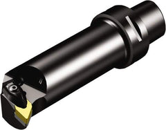 Sandvik Coromant - Left Hand Cut, Size C4, DNMG 332 Insert Compatiblity, Modular Turning & Profiling Cutting Unit Head - 17mm Ctr to Cutting Edge, 90mm Head Length, Through Coolant, Series T-Max P - Industrial Tool & Supply