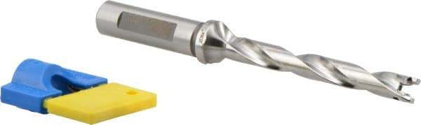 Iscar - 0.354" to 0.39" Diam, 8xD, 2.83" Max Depth, 1/2" Shank Diam, 5.23" OAL, Replaceable-Tip Drill - FCP, ICK, ICK-2M, ICM, ICP, iCP-2M Insert, 51101541 Toolholder, Series SumoCham - Industrial Tool & Supply