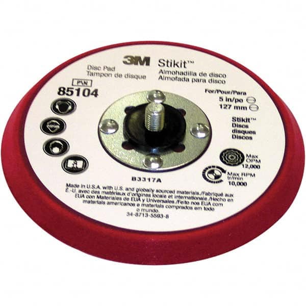 3M - Disc Backing Pads Backing Pad Type: Disc Pad Pad Diameter (Inch): 5 - Industrial Tool & Supply