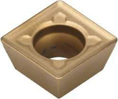 Kennametal - SDMT060304E GG Grade KC730M Carbide Milling Insert - TiN Finish, 1/4" Inscribed Circle, 1/64" Corner Radius - Industrial Tool & Supply