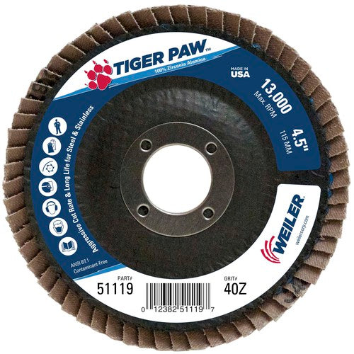4 1/2 TIGER PAW ABRASIVE - Industrial Tool & Supply