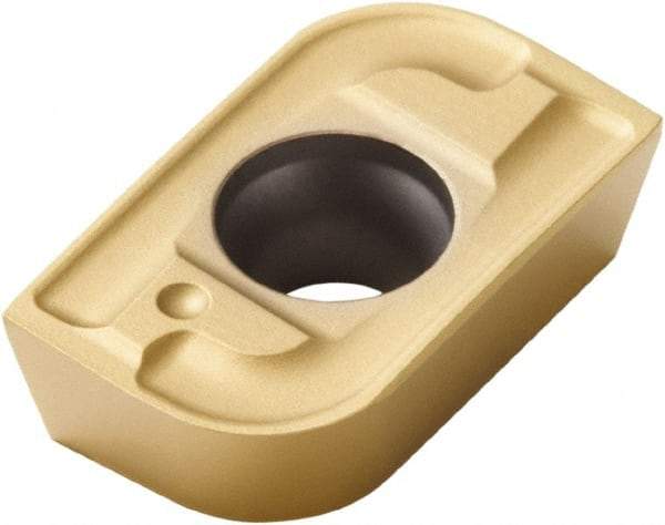 Seco - APFT160440 M13 Grade T25M Carbide Milling Insert - TiCN/TiC/TiCN/TiN Finish, 0.187" Thick, 0.157" Corner Radius - Industrial Tool & Supply