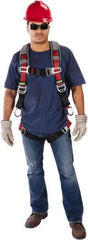 MSA - 310 Lb Capacity, Size X-Large, Full Body Vest Harness - Webbing, Quick-Connect Leg Straps, Quick-Connect Chest Strap, Full Body Protection - Industrial Tool & Supply
