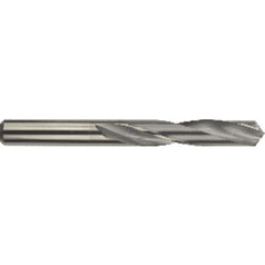 #41 Dia. × 0.096″ Shank × 1″ Flute Length × 2″ OAL, Standard, 118°, Bright, 2 Flute, External Coolant, Round Solid Carbide Drill Series/List #5374 - Industrial Tool & Supply