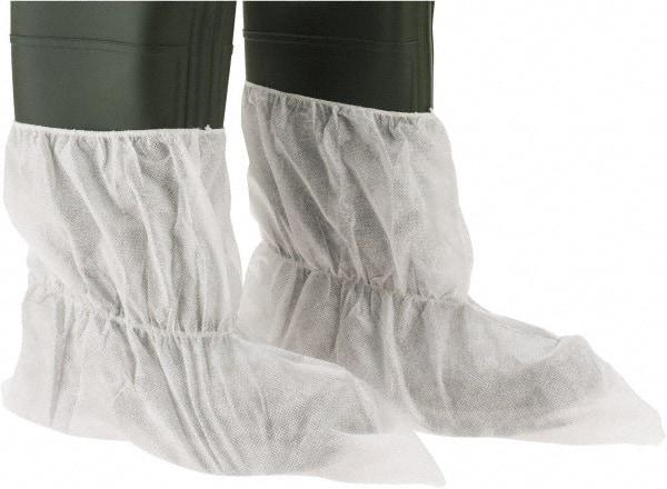 Dupont - Size XL, SureStep, Standard Boot Cover - White, Non-Chemical Resistant - Industrial Tool & Supply