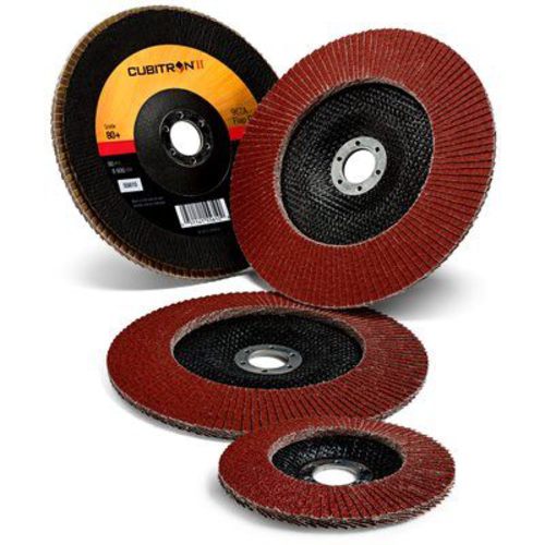 ‎3M Cubitron II Flap Disc 967A 40+ T27 Quick Change 4-1/2″ × 5/8″-11 - Industrial Tool & Supply