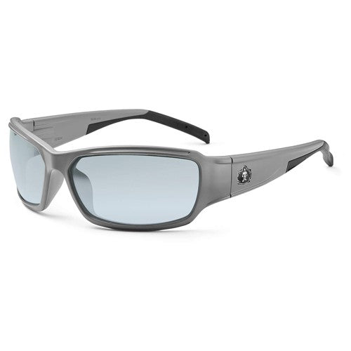 Thor In/Outdoor Lens Matte Gray Safety Glasses - Industrial Tool & Supply