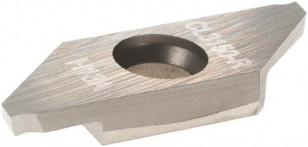 Sandvik Coromant - MACL3 MAC H13A Grade, 0.0591" Cutting Width, Carbide Cutoff Insert - 15° Left Hand Lead Angle, 0.002" Cnr Rad - Industrial Tool & Supply