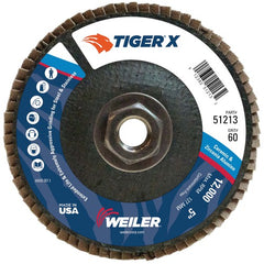 5 × 5/8-11 ARBOR 60X FLAP DISC - Industrial Tool & Supply