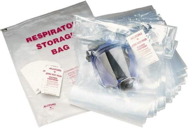 Allegro - Full Face Mask, Half Face Mask Respirator Bag - Polyester, 8" Long x 12" Wide, 2,600 Cu In Capacity - Industrial Tool & Supply