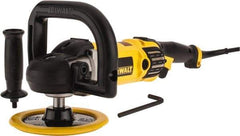 DeWALT - 7" Pad Diam, 600 & 3,500 RPM, Handheld Electric Polisher - 5/8-11" Spindle Thread, 12 Amps, 115 Volts - Industrial Tool & Supply