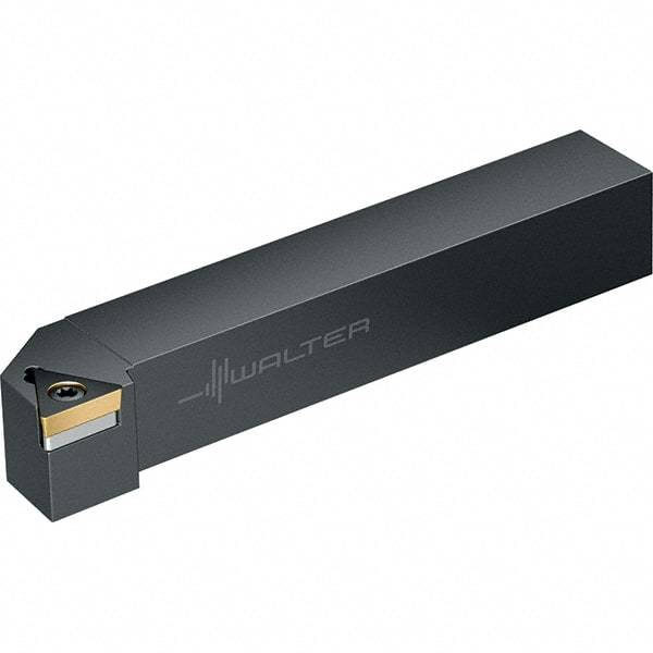 Walter - STGC, Right Hand Cut, 16mm Shank Height x 16mm Shank Width, Neutral Rake Indexable Turning Toolholder - 100mm OAL, TC..16T3.. Insert Compatibility, Series Walter Turn - Industrial Tool & Supply