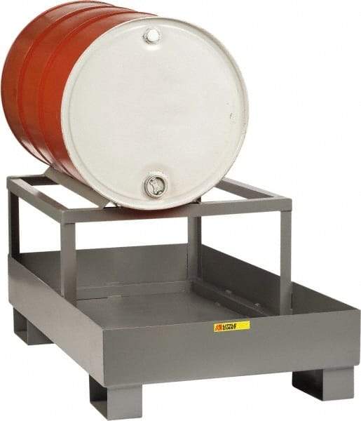 Little Giant - 33 Gal Sump, 1 Drum, Steel Drum Rack - 51" Long x 26" Wide x 22" High - Industrial Tool & Supply