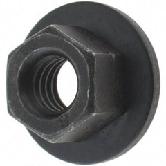 Value Collection - M6x1.00 Steel Washer Hex Nut - 10mm Across Flats, Phosphate Finish - Industrial Tool & Supply